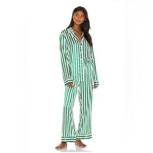 Show Me Your Mumu Classic PJ Set in Spearmint Stripe
